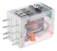 r2n-2012-23-5024-wtl Relpol Plug In Power Relay, 24V ac Coil, 12A Switching Current, DPDT