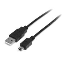usb2habm2m StarTech.com USB 2.0, Male USB A to Male Mini USB B, 480Mbps, 2m