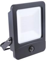 flex-pir-50-3k PowerLED Flex-PIR Floodlight, 50 W, 5000 lm, IP65 PIR, 175 → 265 V ac