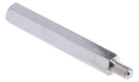 806-6651 RS PRO Standoff, M5 x M5 Thread, 50mm Body, Brass, Male/Female, 8mm Stud