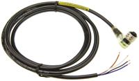 1200675014 Brad from Molex Female 4 way M12 to 4 way Free End Sensor Actuator Cable, 2 m