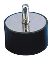 511450 Paulstra Hutchinson M10 Anti Vibration Mount, Male Buffer Foot with 160daN Compression Load