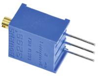 3299w-1-103lf 10kΩ, Through Hole Trimmer Potentiometer 0.5W Top Adjust Bourns, 3299