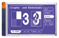 ea-edip240b-7lwtp Display Visions EA eDIP240B-7LWTP Graphic LCD Display, Blue, White on, Transflective