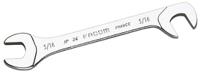 3414 Facom 34 Series Double Ended Open Spanner, -, 1/4in, Imperial, Double Ended, 80 mm Overall