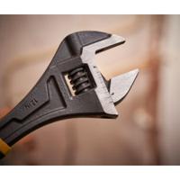 fmht13128-0 Stanley Adjustable Spanner, 300 mm Overall, 38mm Jaw Capacity, Bi-Material Handle