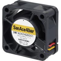 9wfa0424g6001 Sanyo Denki Axial Fan, 24 V dc, DC Operation, 10.9cfm, 2.6W, 110mA Max, 40 x 40 x 20mm