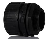7tca296060r0135-xf32m32d Adaptaflex Straight, Conduit Fitting, 32mm Nominal Size, M32, Nylon 66, Black IP65 rating