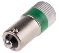 206-716 RS PRO Green LED Indicator Lamp, 12V ac/dc, BA9s Base, 10mm Diameter, 170/160mcd