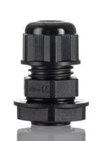 1427ncgpg7b Hammond 1427NCG Series Black Nylon Cable Gland, PG7 Thread, 3mm min., 7mm max., IP68