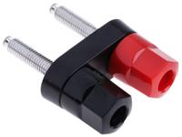 269-rb Abbatron 30A, Black, Red Binding Post With Brass Contacts and Tin Plated