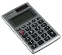 hs-8va Casio HS-8VA Battery & Solar Powered Pocket Calculator