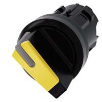 3su1002-2bf30-0aa0 Siemens SIRIUS ACT Series 2 Position Selector Switch Head, 22mm Cutout, Yellow Handle