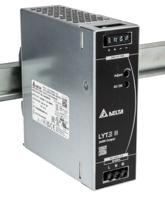 drl-24v240w1en Delta Electronics DRL Switched Mode DIN Rail Power Supply, 90 → 264V ac ac Input, 24V dc dc Output, 10A Output,
