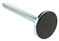 126-3551 RS PRO M12 Rubber Adjustable Foot, 1500kg Static Load Capacity 5° Tilt Angle