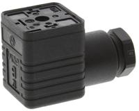 933923100-gdml-2011-gb-c-black Hirschmann GDML 2P+E DIN 43650 A, Female Solenoid Valve Connector, 250 V ac/dc Voltage
