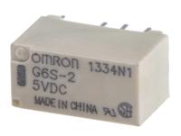 g6s-2-dc5 Omron PCB Mount Signal Relay, 5V dc Coil, 2A Switching Current, DPDT