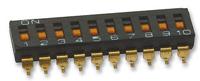 a6s-0104-h Omron 10 Way Surface Mount DIP Switch 10P