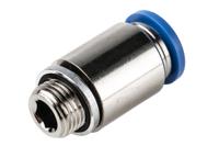 qs-g18-8-i Festo QS Series Straight Threaded Adaptor, G 1/8 Male to Push In 8 mm, Threaded-to-Tube Connection Style, 186109