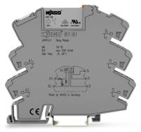 857-303 WAGO 857 Series Relay Module, DIN Rail Mount, 12V dc Coil, SPDT, 1-Pole, 6A Load