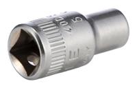 01030005 STAHLWILLE 1/4 in Drive 5mm Standard Socket, 12 point, 23 mm Overall Length