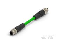 tad14741111-020 TE ConnectivityTAD14741111-020, 2m Cat5e M12 to Female M12 Male, Terminated