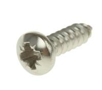 521-585 RS PRO Plain Stainless Steel Pan Head Self Tapping Screw, N°6 x 1/2in Long 13mm Long