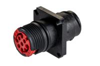 cl1m1201 Souriau Sunbank by Eaton Circular Connector, 9 Contacts, Flange, Standard Connector, Plug, Male, IP68, Clipper Series