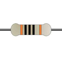 mfr50sfte52-100r Yageo 100Ω Metal Film Fixed Resistor 0.5W ±1% MFR50SFTE52-100R