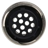 192991-0515 ITT Cannon Circular Connector, 12 Contacts, Cable, Standard Connector, Socket, Female, IP65, Trident Ringlock Series