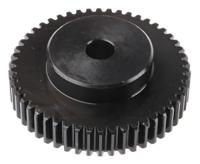 521-6519 RS PRO Steel 50 Teeth Spur Gear, 1.5 Module, 12mm Bore Diam, 75mm Pitch Diam, 45mm Hub Diam