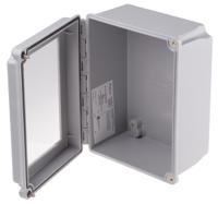a12106chscfgw nVent HOFFMAN A48 Series Glass Reinforced Plastic Wall Box, IP66, Viewing Window, 318 mm x 267 mm x 167mm