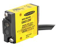 sm312w Banner Diffuse Photoelectric Sensor, Block Sensor, 130 mm Detection Range