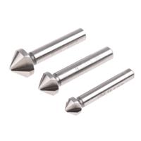 673-8697 RS PRO HSS Countersink Drill Bit Set, 6.3 mm, 8.3 mm, 10.4 mm, 12.4 mm, 16.5 mm, 20.5 mm Head, 3 Flute(s), 90°, 6