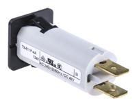 44040001 Schurter Thermal Magnetic Circuit Breaker -  Single Pole 32 V dc, 240V ac Voltage Rating, 4A Current Rating