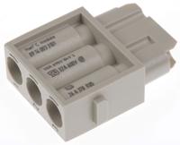 09140033101 HARTING Heavy Duty Power Connector Module, 40A, Female, Han-Modular Series, 3 Contacts