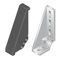 3842523583 Bosch Rexroth M8 Foundation Bracket, Connecting Component, Strut Profile 45 mm, Groove Size 10mm