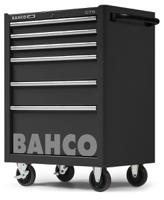 1475k6black Bahco 6 Drawer Solid Steel Wheeled Tool Trolley