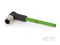 tad14245101-001 TE ConnectivityTAD14245101-001, 500mm Cat5e M12 to Female M12 Male, Terminated
