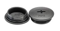 hpp16-bk080 Alpha Wire Blanking Plug, PG16, Plastic, 27mm Diameter, Threaded