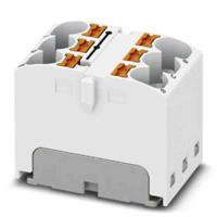 3273802 Phoenix Contact Distribution Block, 6 Way, 0.2 → 6mm², 32A, 630 V, White