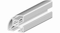 264-7870 RS PRO Silver Aluminium, Anodized Profile Strut, 30 x 30 mm, 8mm Groove, 3m Length