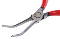 31-21-160 Knipex Long Nose Pliers, 160 mm Overall, Angled Tip, 55mm Jaw