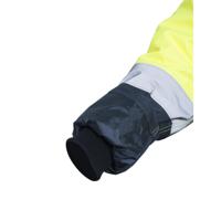 hvflaym Active Gear HVFLAY Navy/Yellow Unisex Hi Vis Jacket, M