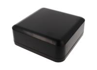 1556habk Hammond 1556 Series Black ABS, Plastic General Purpose Enclosure, IP54, Flanged, Black Lid, 200 x 200 x 70mm