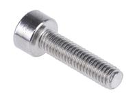 281-007 RS PRO Plain Stainless Steel Hex Socket Cap Screw, DIN 912, M3 x 12mm