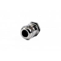 1427bcgm20 Hammond 1427BCG Series Grey Nickel Plated Brass Cable Gland, M20 Thread, 6mm min., 12mm max., IP68