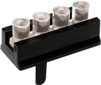 12962004 1296.2004 MENTOR, PCB Mounted 4-Way LED Light Pipe, Clear Round Lens