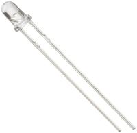 151033ys03000 Wurth Elektronik2.6 V Yellow LED 3mm Through Hole, WL-TMRW 151033YS03000