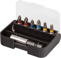 125-0434 RS PRO Bit Holder 7 Pieces, Phillips, Pozidriv, Star